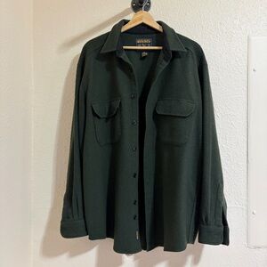 WOOLRICH Men’s flannel Green Size Large